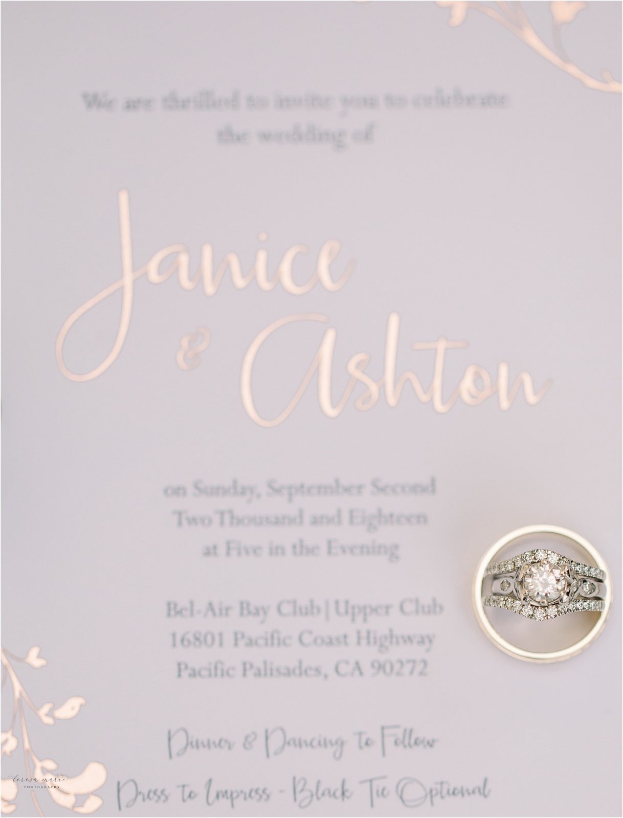 Bel Air Bay Club Wedding / Janice + Ashton - https://teresamariephotos.com/