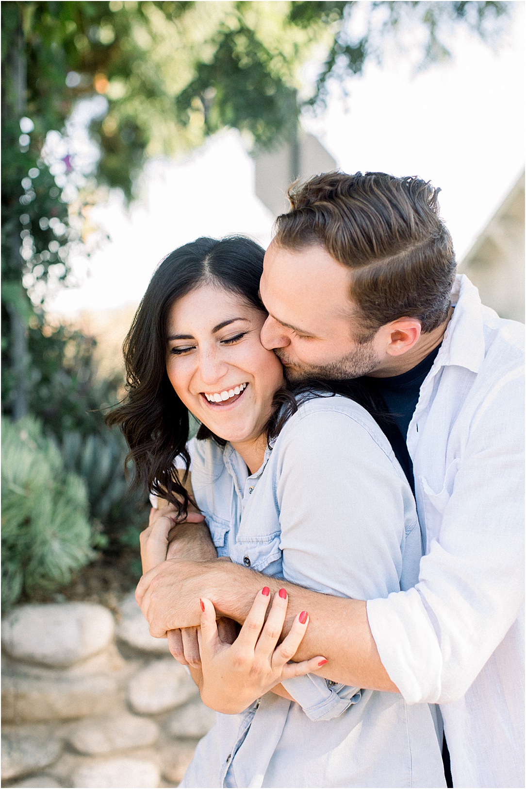 Cozy In Home Los Angeles Engagement Session