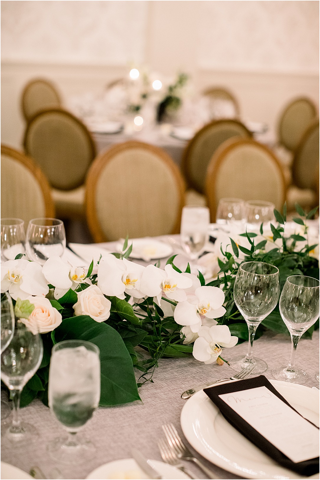 Reception in Elegant Belmond El Encanto Wedding in Santa Barbara, Ca