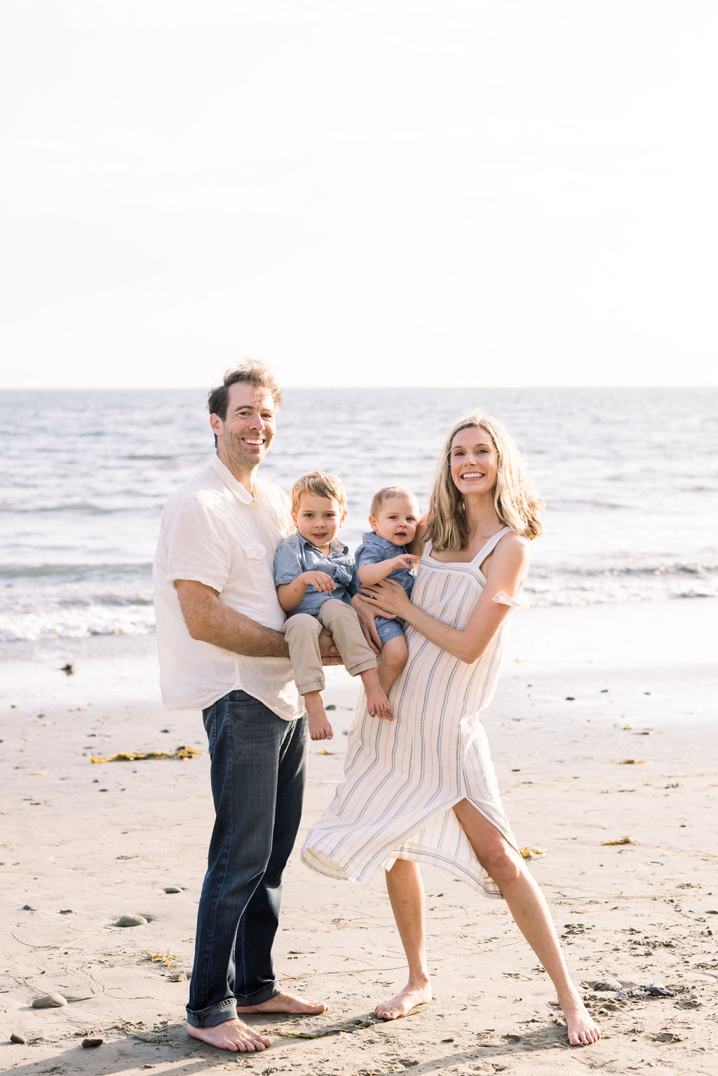 Summer Family Photos at Butterfly Beach, Montecito, CA