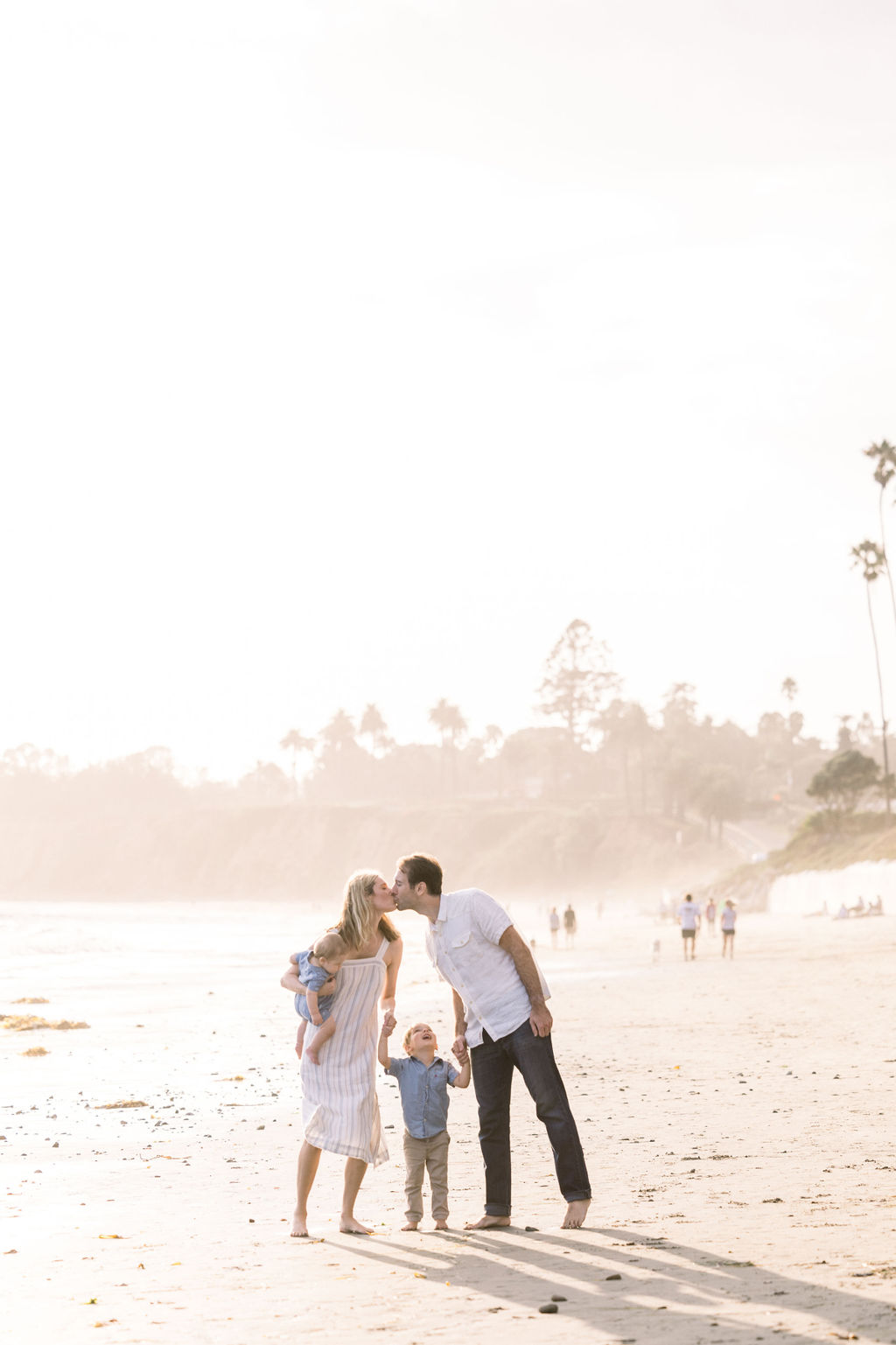 Summer Family Photos at Butterfly Beach, Montecito, CA