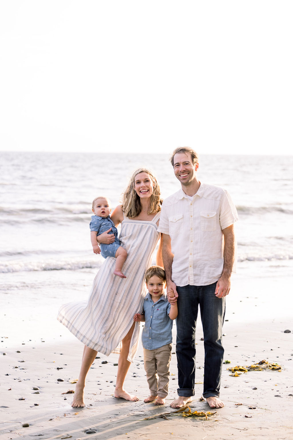 Summer Family Photos at Butterfly Beach, Montecito, CA