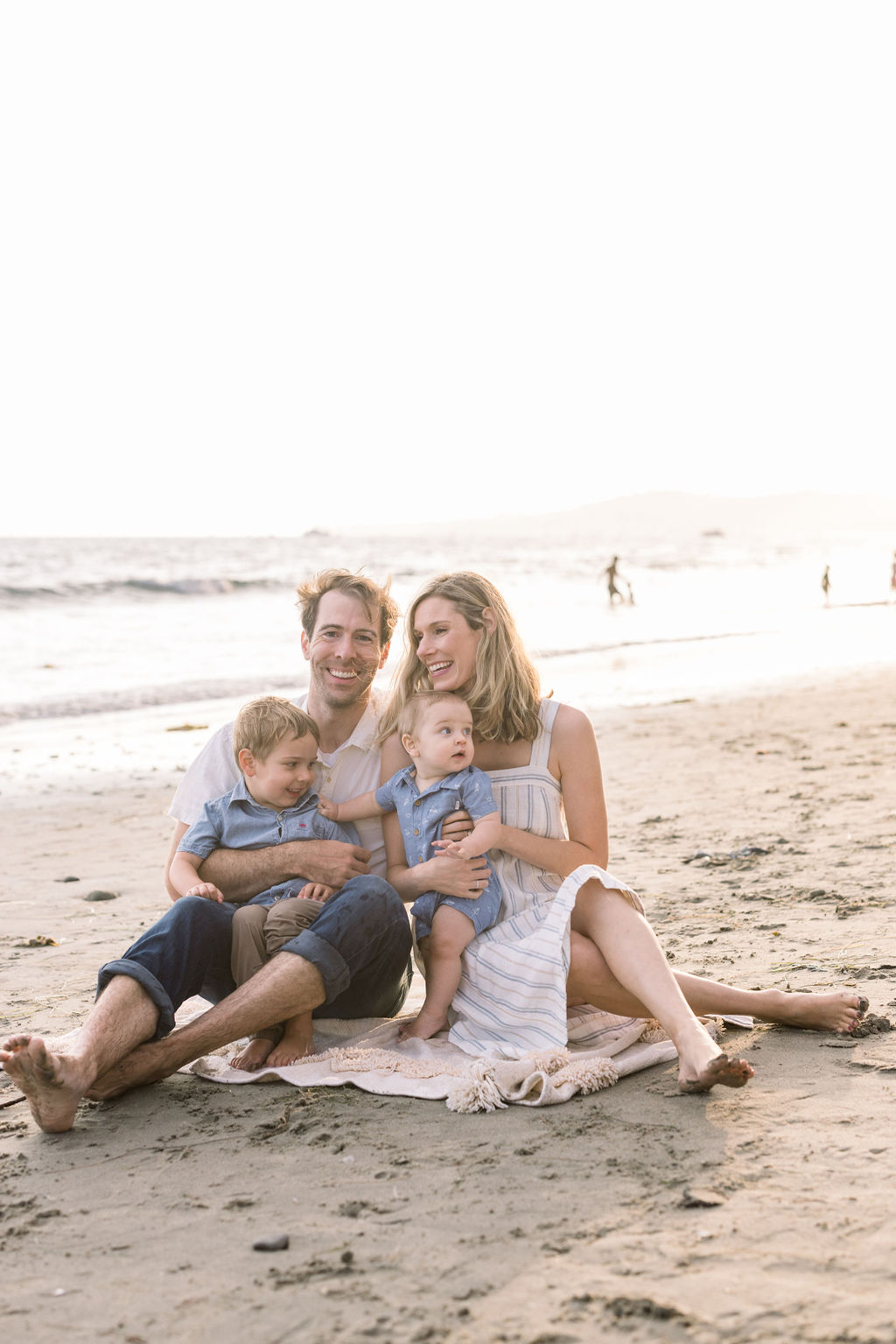 Summer Family Photos at Butterfly Beach, Montecito, CA