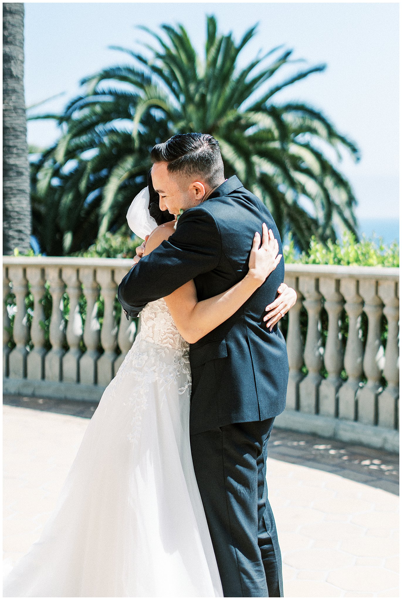 First look at Bel Air Bay Club Wedding.