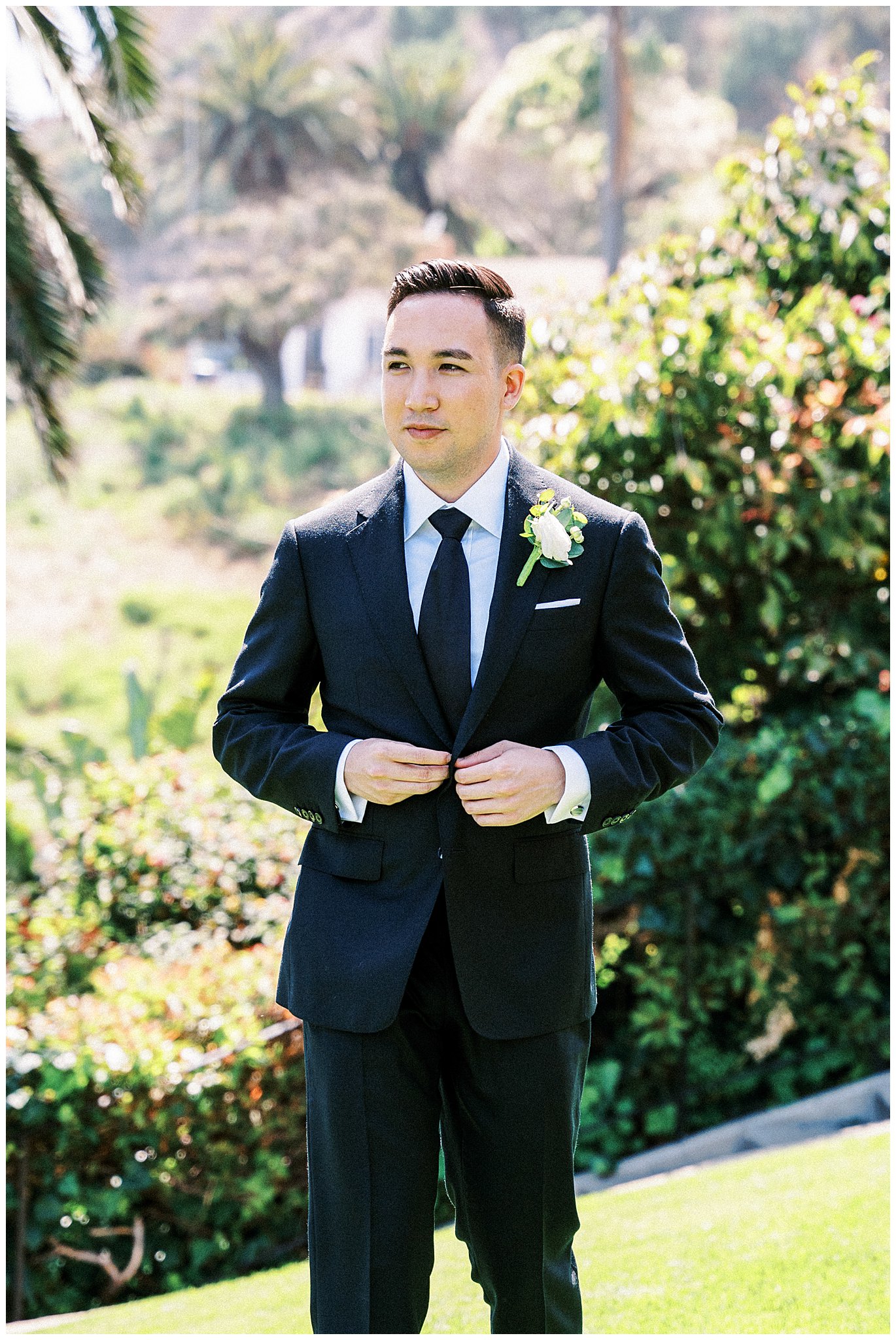 The groom on his wedding day.