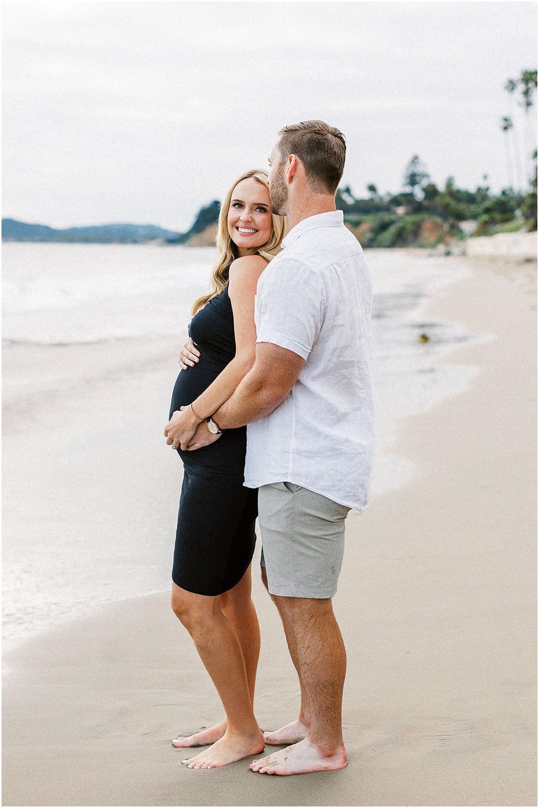 A maternity session at Butterfly Beach.  