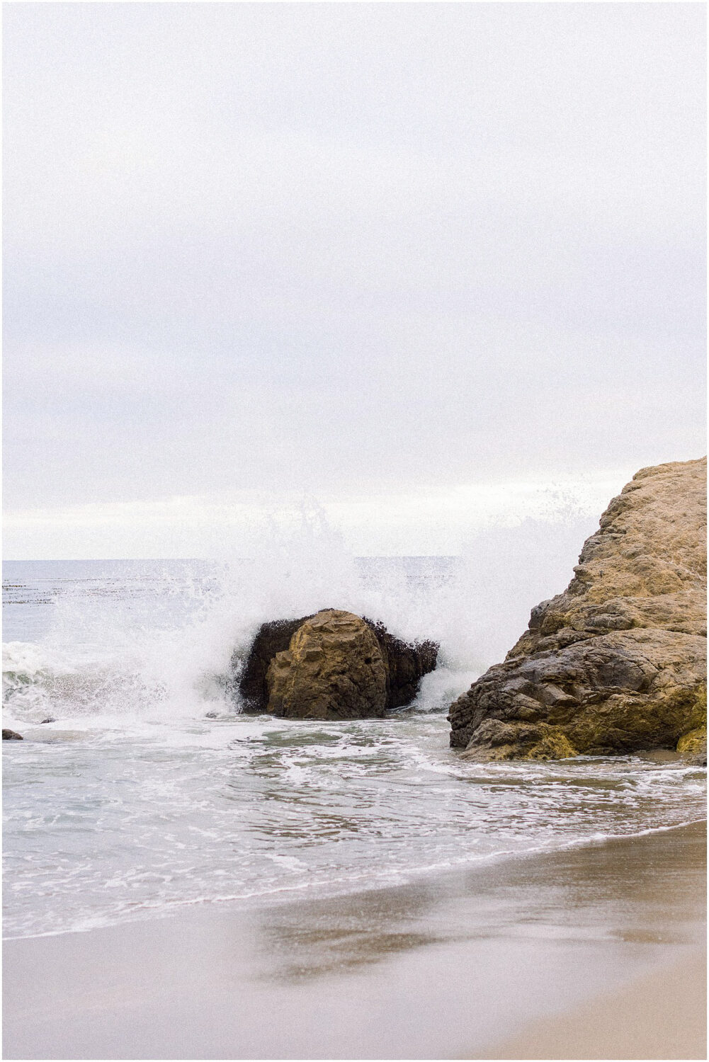 The rocks at Leo Carrillo South Beach.