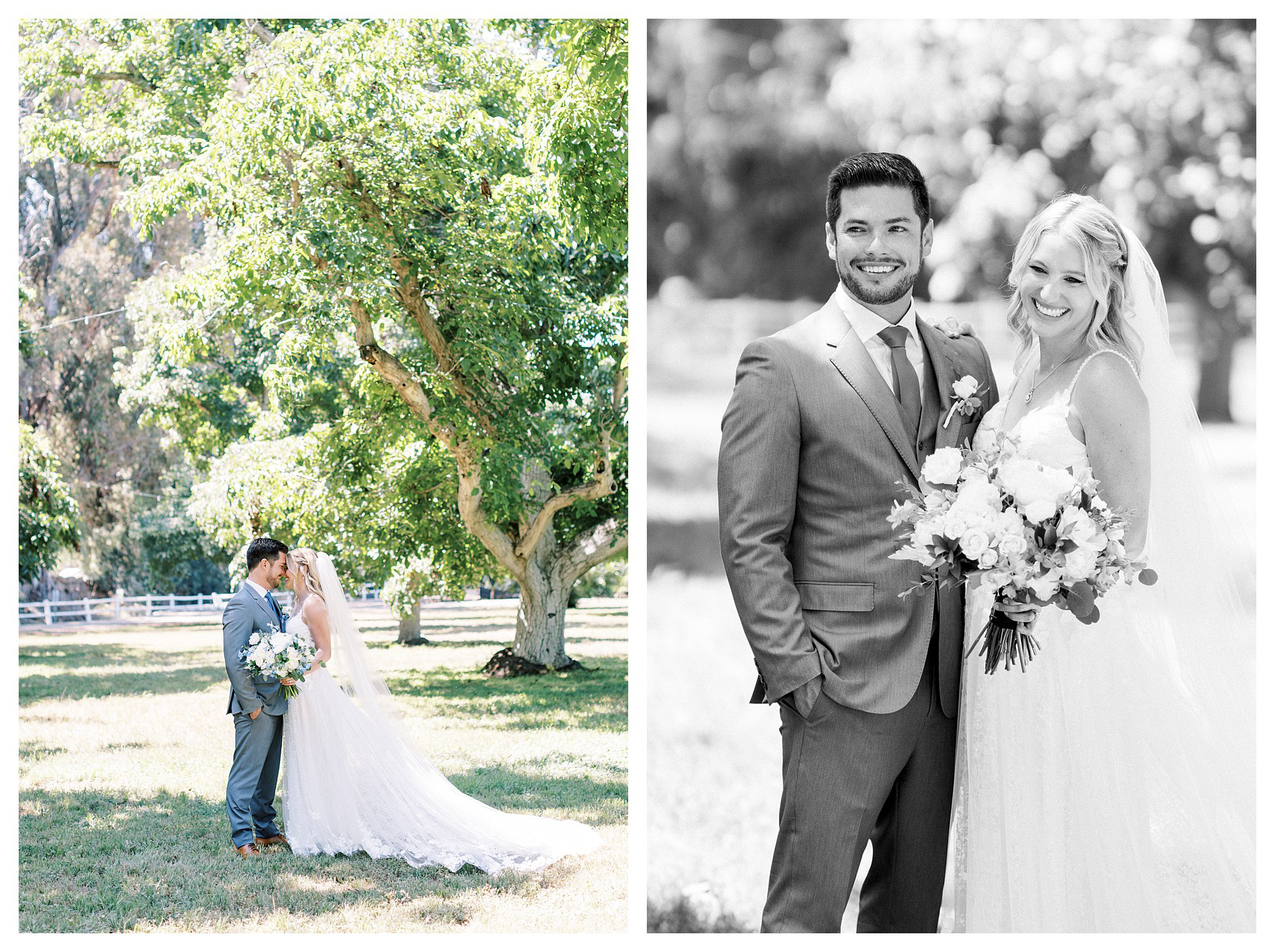 Wedding portraits at Walnut Grove in Moorpark, Ca.